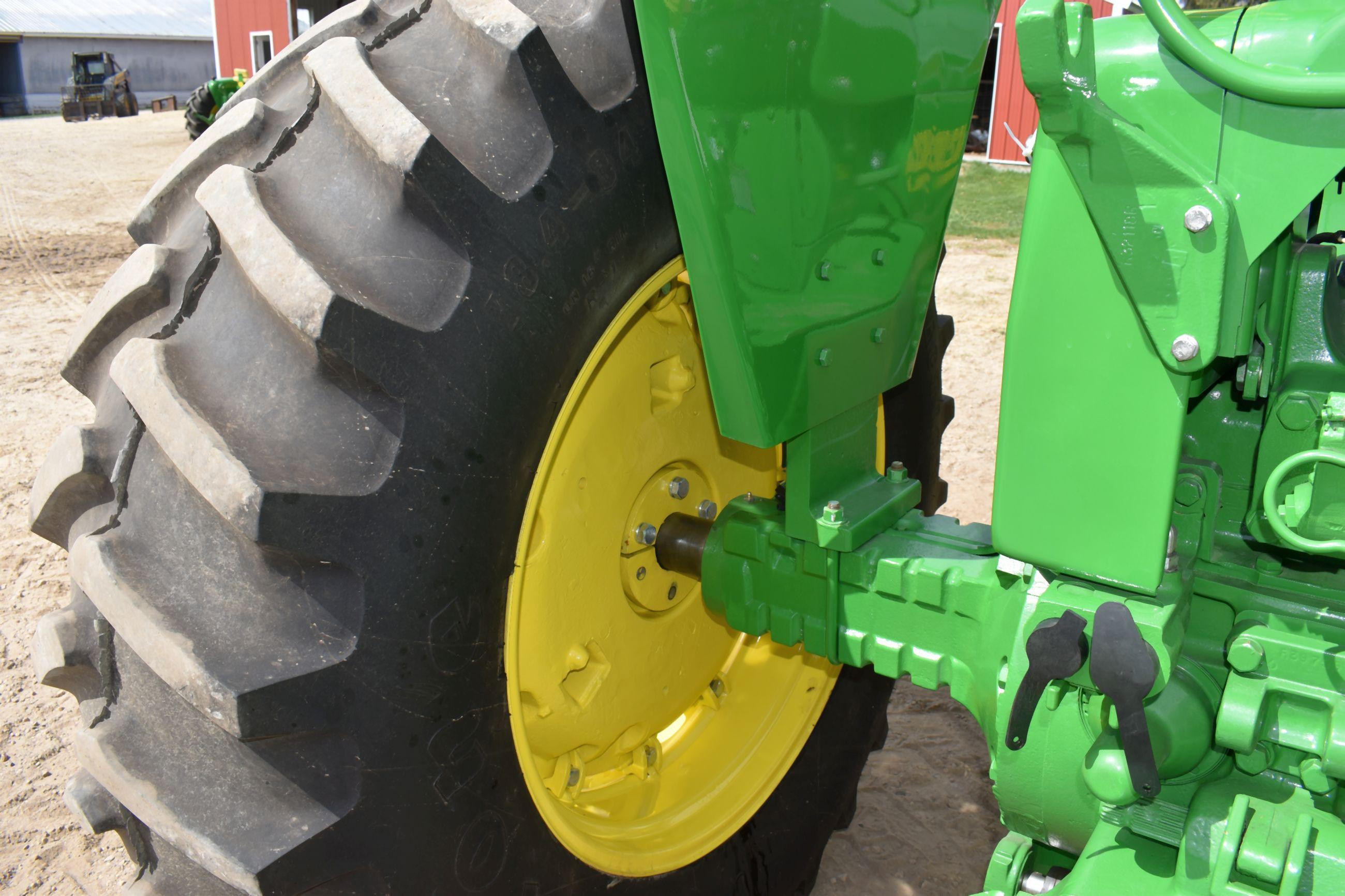 1967 John Deere 4020 Diesel Tractor, Wide Front, Open Station, New 18.4x34 Tires, 2 Hydraulics, 3pt.