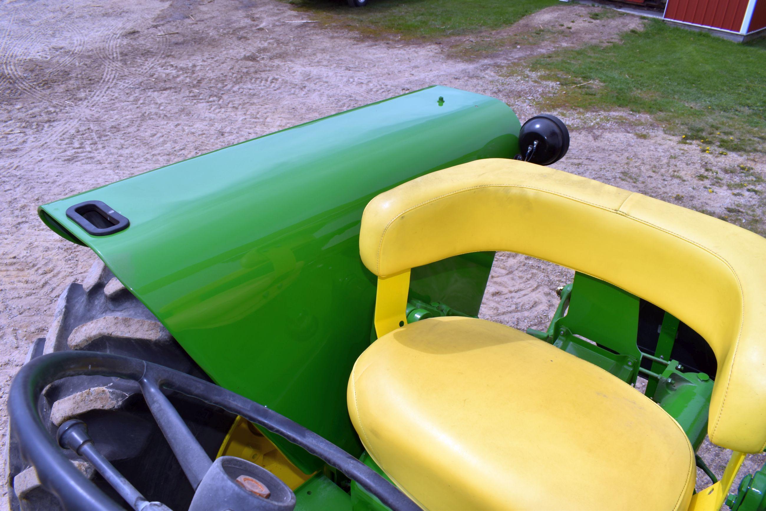 1968 John Deere 5020 Diesel Tractor, Wide Front, Open Station, Front Starter Weights With 2 Slabs, F