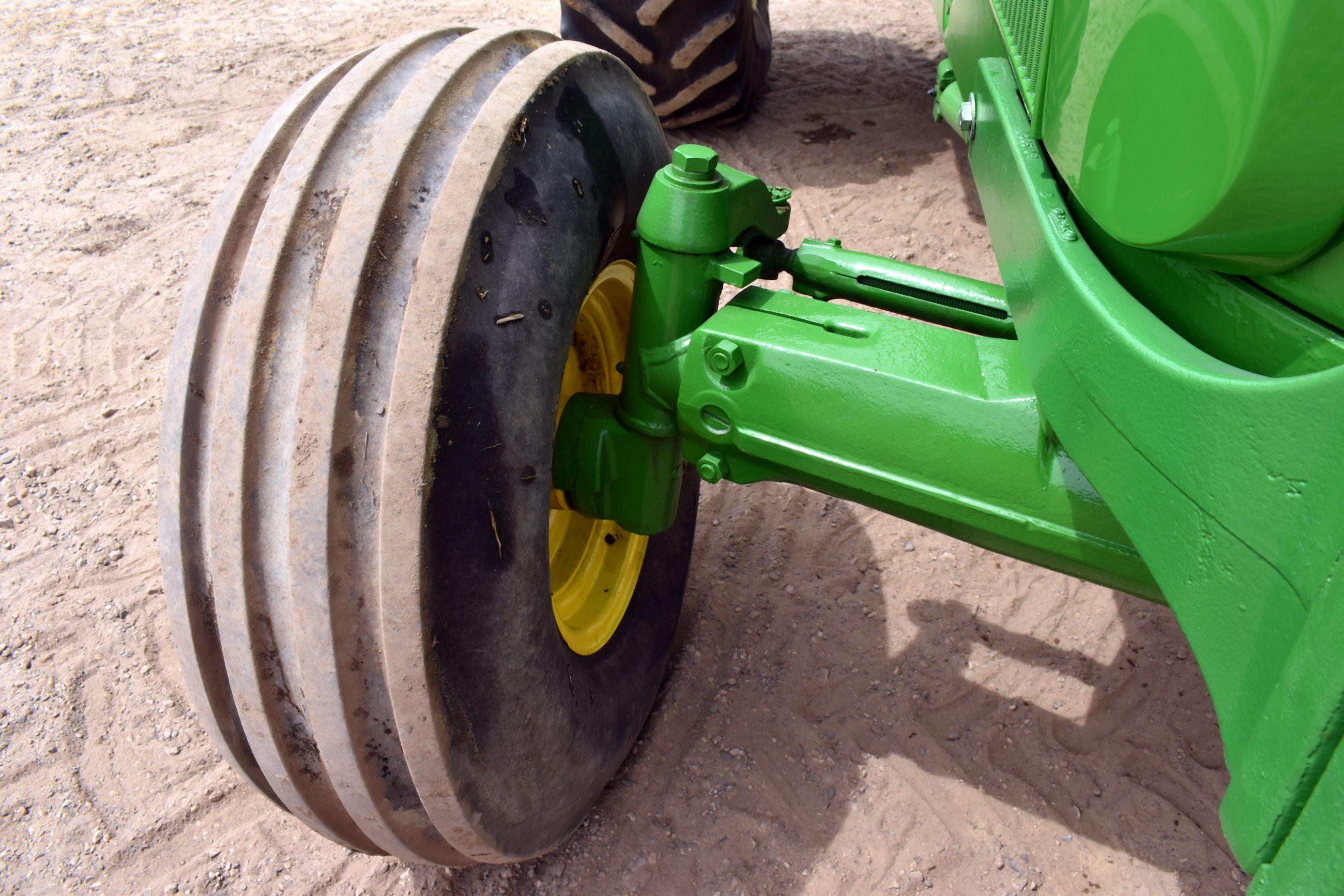 1968 John Deere 5020 Diesel Tractor, Wide Front, Open Station, Front Starter Weights With 2 Slabs, F