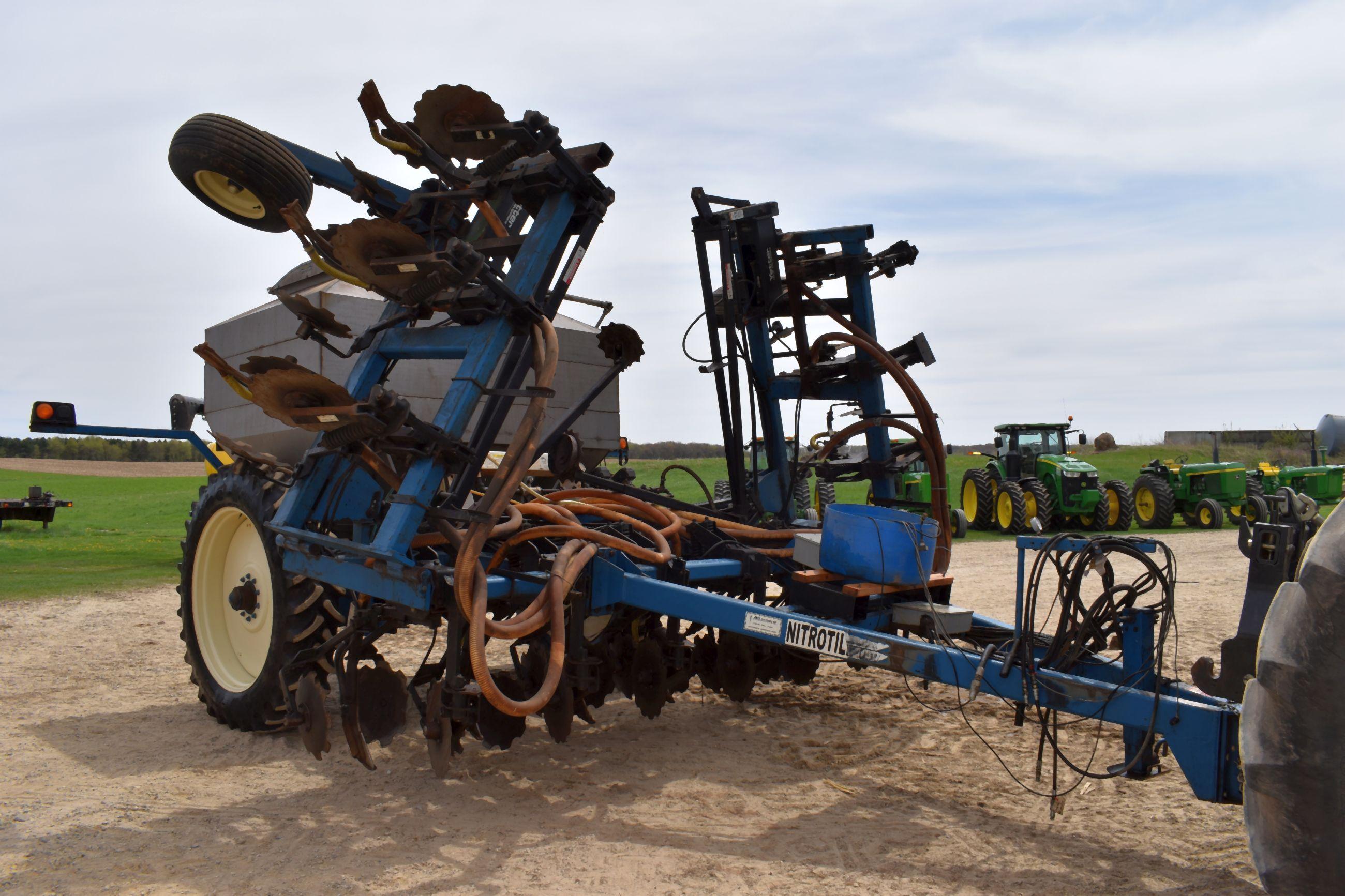 Ag Systems Nirtotill 6500 Strip Till Machine/Anhydrous Applicator, 380/90R46 Tires, Raven, 4000 Moni