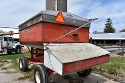 Kilbros 350 Gravity Flow Wagon, Roll Tarp, H&S 12 Ton Running Gear, With Plastic Fertilizer Auger