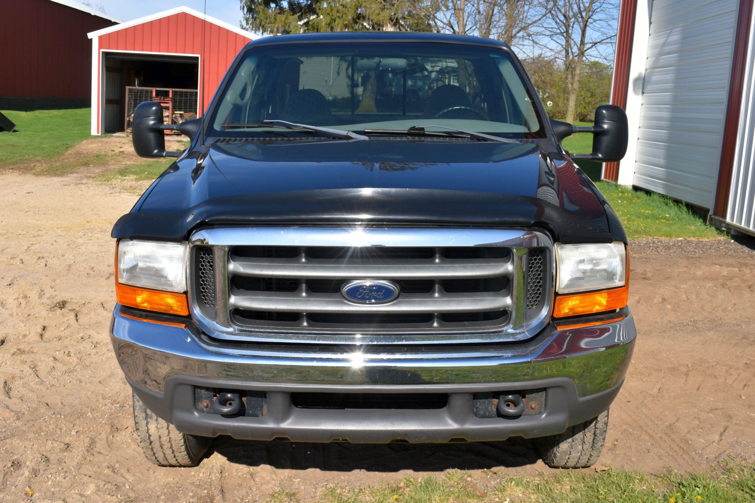 1999 Ford F250 XLT Pickup, 4x4, Ext Cab, 7’ Bed, Auto, V10, PW, PL, 135,487 Miles, New Engine 10,000