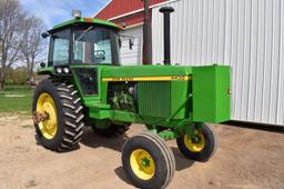 1977 John Deere 4430 2WD Tractor, 7701 Hours, 18.4x38 Tires At 80%, Extension Front Fuel Tank, Rear