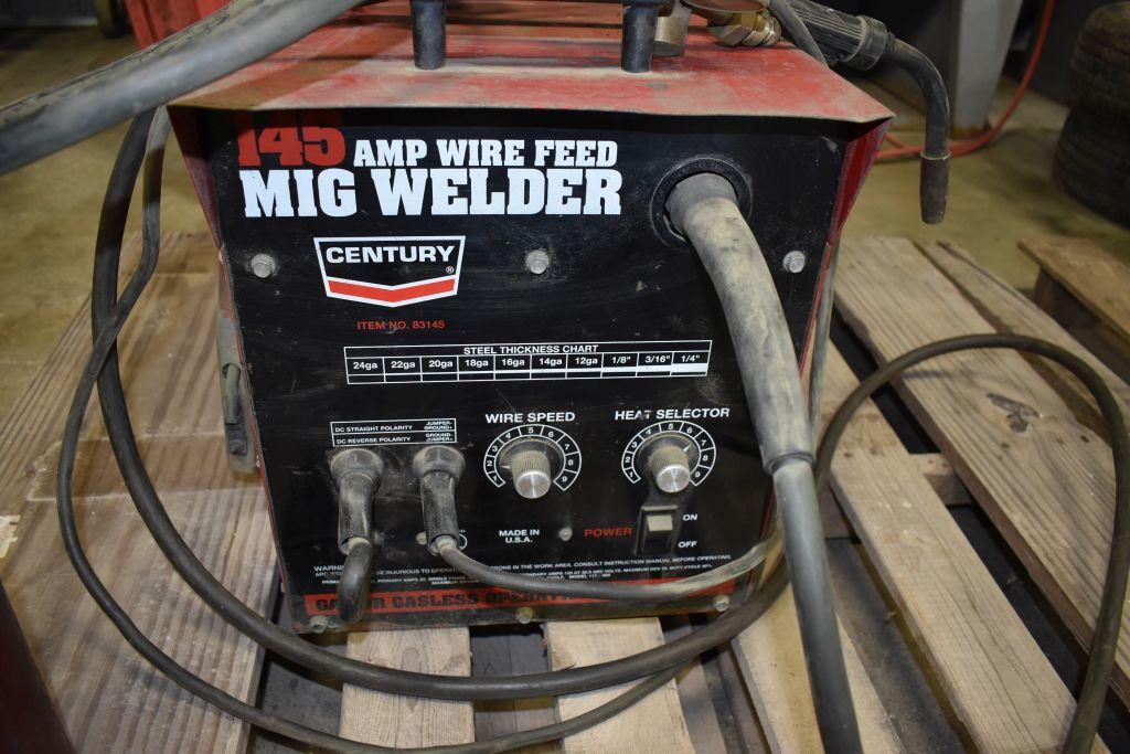 Century 145amp Wire Feed Mig Welder, 220 Power