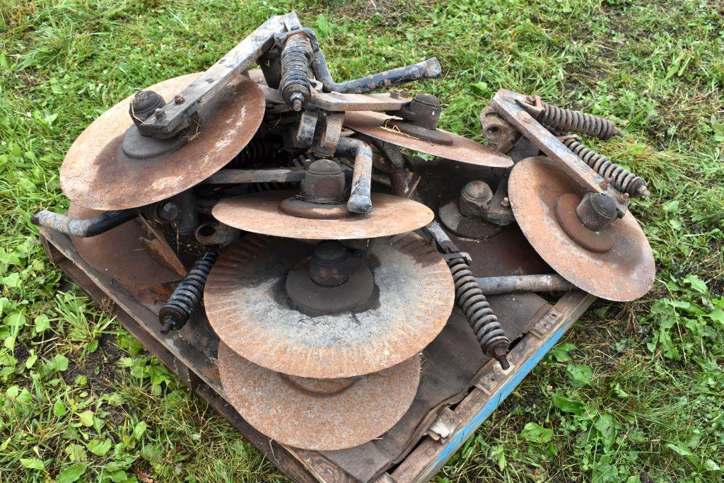 Assortment Of Coulters On Pallet