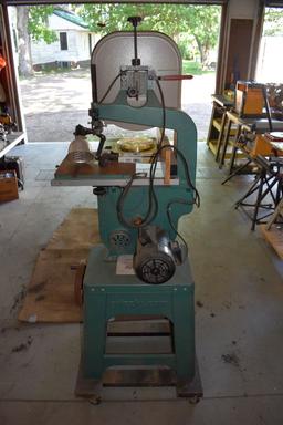 Grizzly Model G0555 Band Saw, 14", 1 HP Electric Motor, Works Good, 14"x14" Table