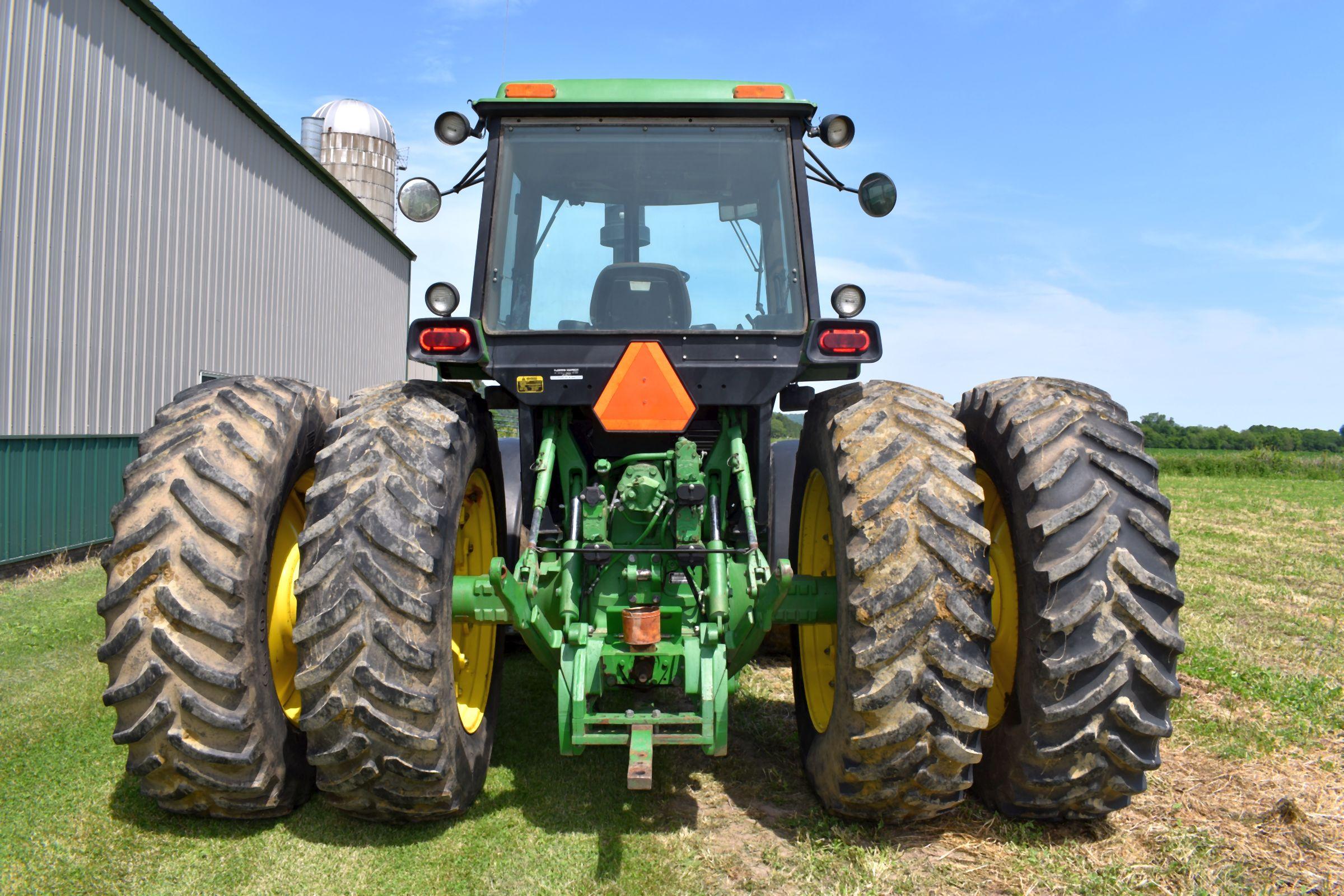 1986 John Deere 4850 MFWD 4665 Hours, Power Shift, 1000PTO, 3pt, 3 Hydraulics, 20 Front Weights, Fro