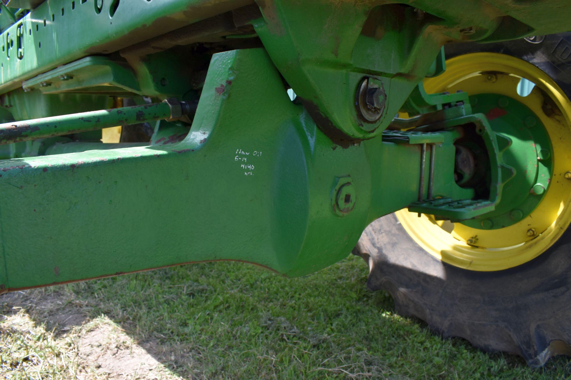 1986 John Deere 4850 MFWD 4665 Hours, Power Shift, 1000PTO, 3pt, 3 Hydraulics, 20 Front Weights, Fro