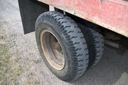 1969 Chevy C50 Single Axle Grain Truck, 4x2 Speed, V8 Gas, 68,504 Miles, 14’ Wooden Box & Hoist, 8.2