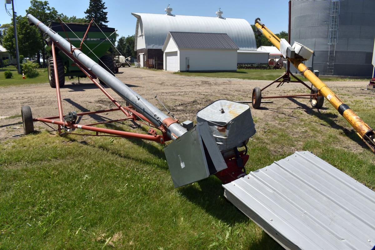 Mayrath 8"x43' Grain Auger 7.5HP Single Phase Electric Motor