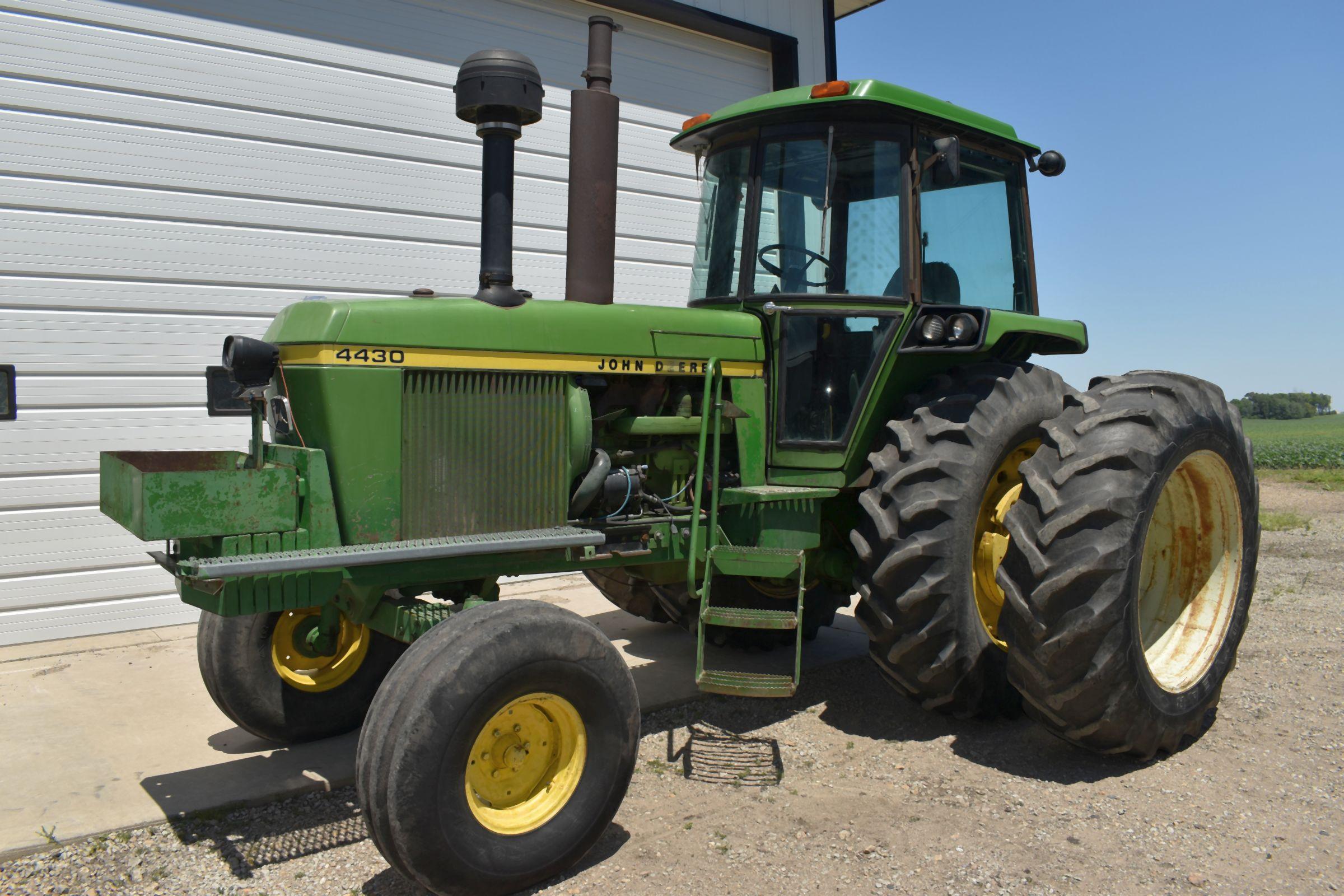 John Deere 4430, 8122 Hours, 8 Speed Power Shift, 18.4x38 Axle Duals, 4 Rear Wheel Weights, 6 Front