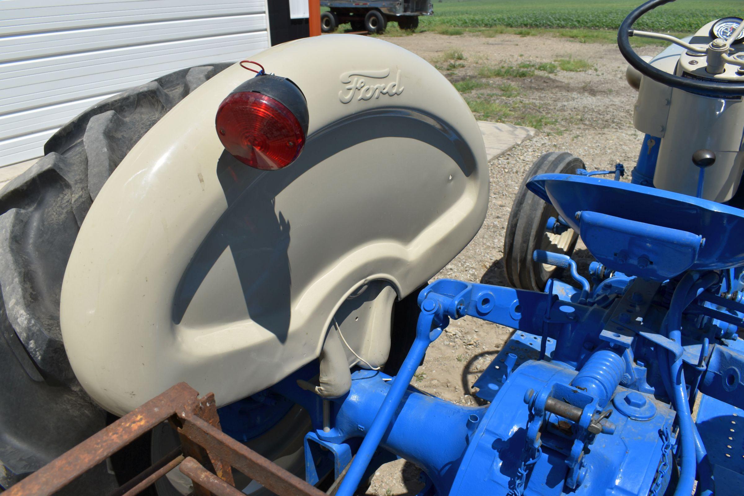 Ford 4000 Gas Tractor, Restored, Fenders, Open Station, 3pt, PTO, 1 Hydraulic, 4 Speed Trans., 38 Ho