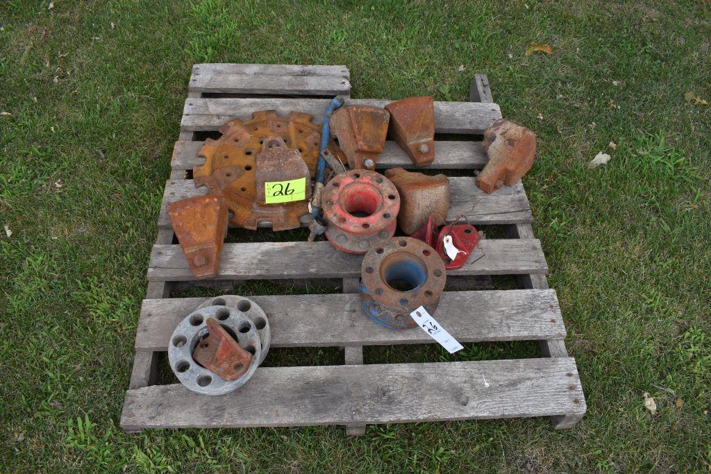 (6) Ford Wedge Wheel Weights, Ford Hubs & Parts