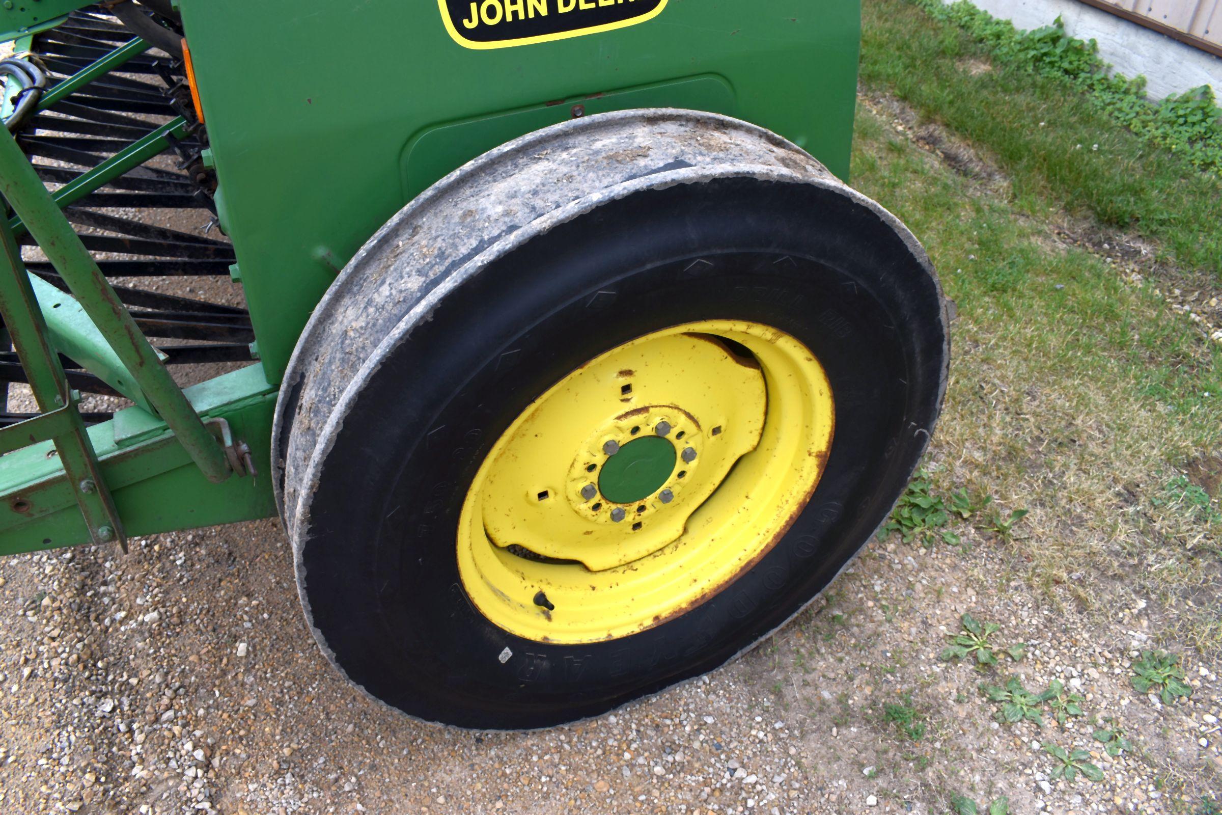 John Deere 8300 Grain Drill, 13’x 6” Spacings, Small Grass Attachment, Markers