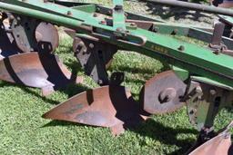 John Deere F145H Plow 4 x 14’s, 3pt, Coulters, In-Furrow