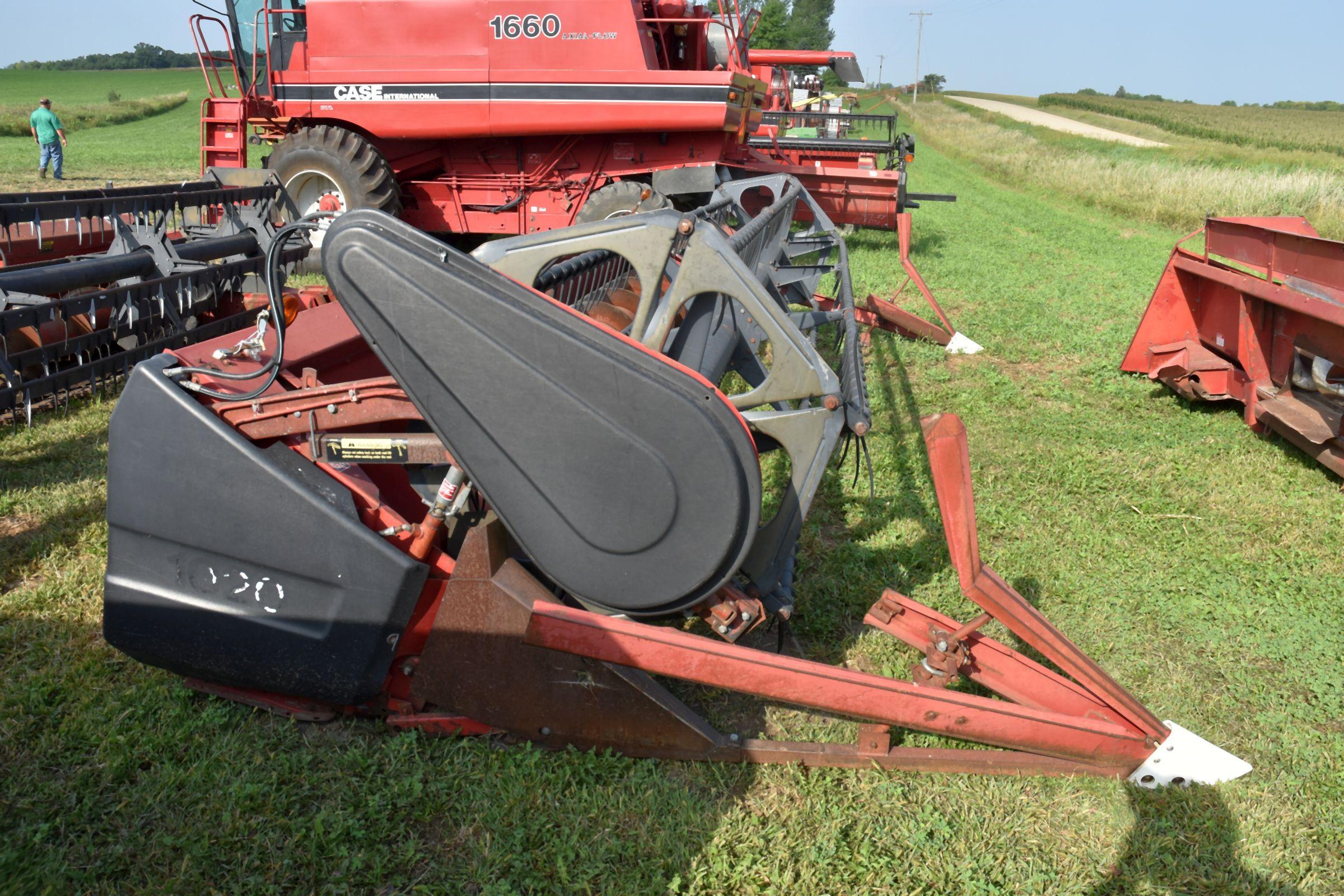 Case IH 1020 Flex Bean Head 20', 1.5" Cut, Single PTO, SN: JJ000837441