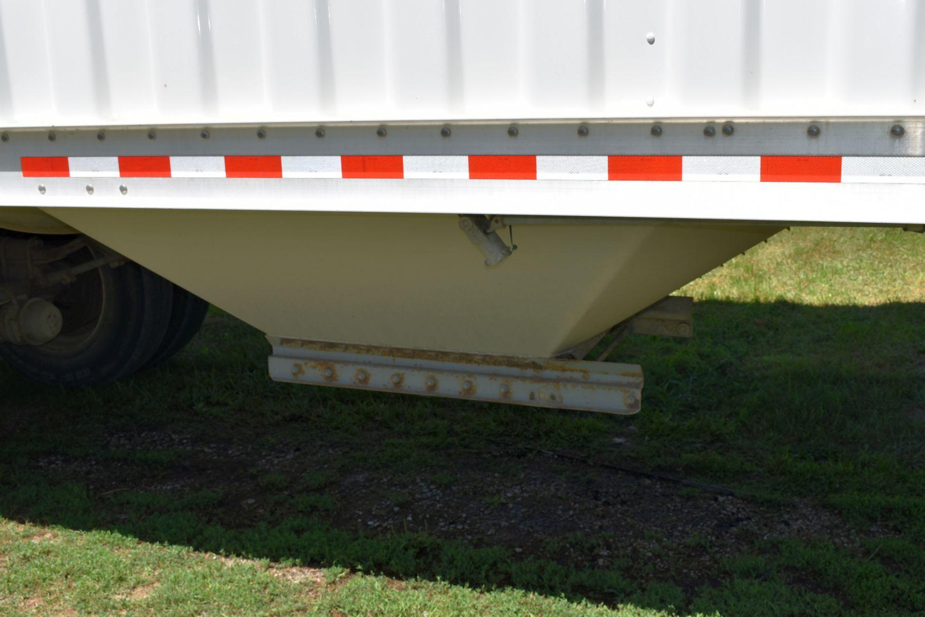 2003 Jet Hopper Grain Trailer, 42’x96”x66”, Agri-Cover Auto Roll Tarp, 24.5 Tires, Spring Ride, Sigh