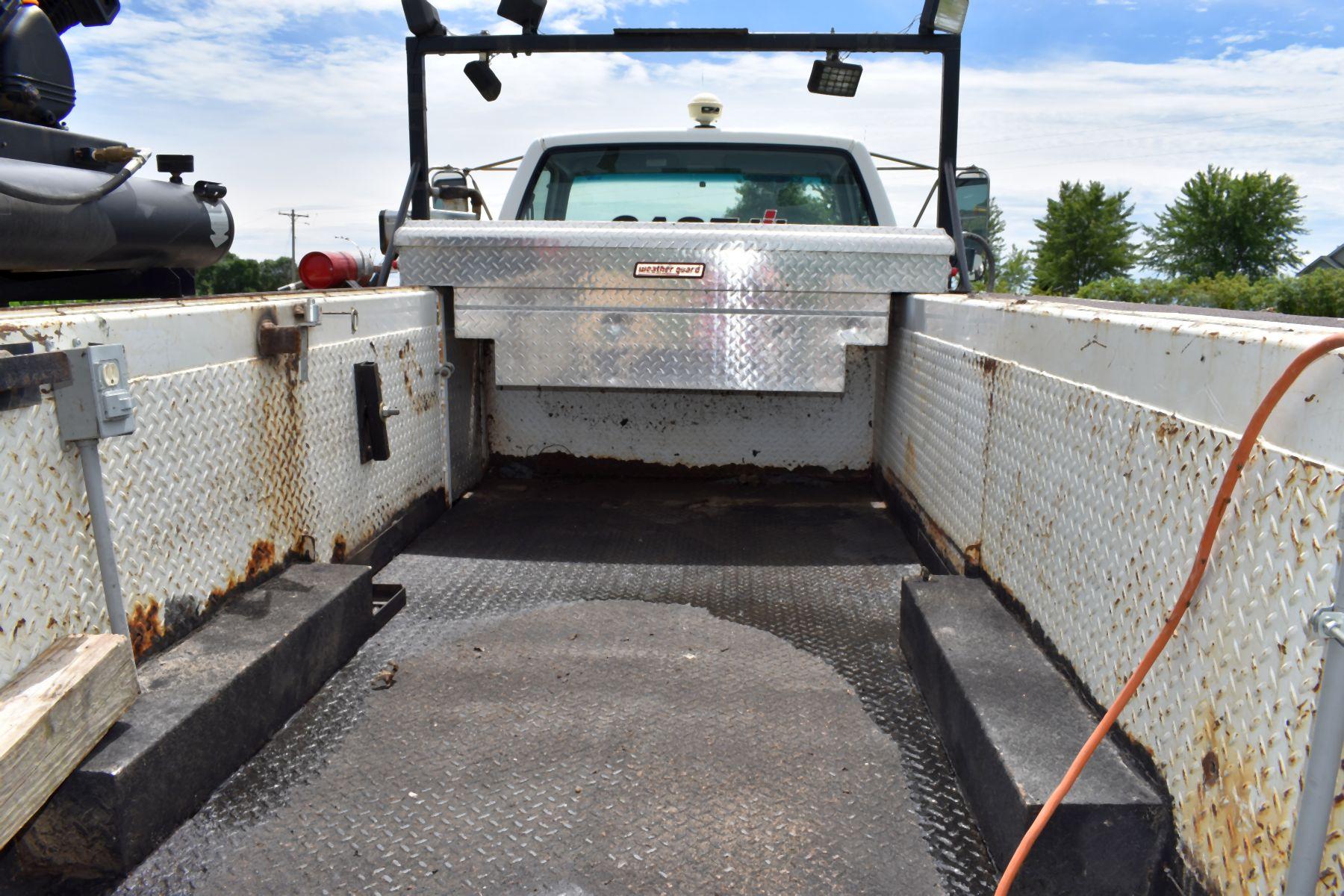 1996 GMC Topkick Low Pro Service Truck, 3116 Cat Diesel, Auto, Dually, 22.5/70R19.5 With Stahl 11’ S