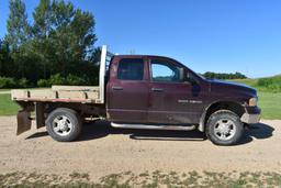 2004 Dodge Ram 2500, 5.9L Cummins Diesel, Auto, 317,698 Miles, 4x4, With 7’ Eagle American Aluminum