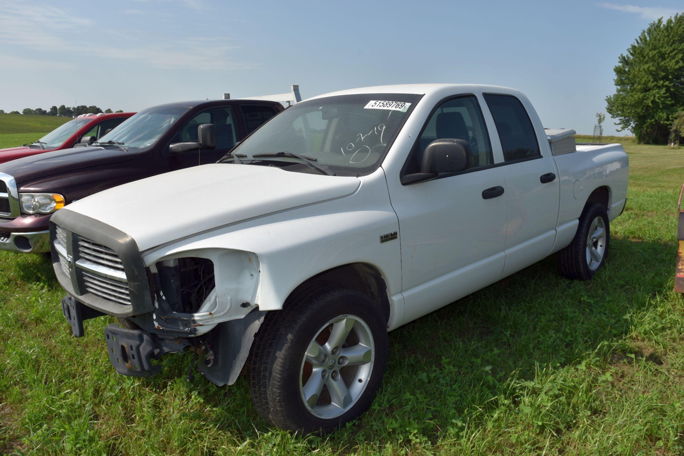 2006 Dodge 5.7 Hemi Crew Cab, 2WD, 358,332 Miles, Runs & Drives, Parts Truck, NO TITLE