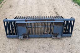 70” Rock Bucket, Universal Skid Loader Plate