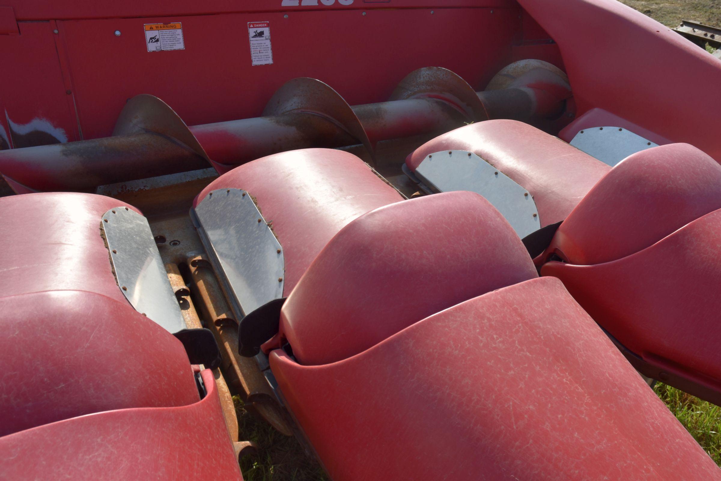 2003 Case IH 2208 Corn Head, 8 Row 30”, Hydraulic Deck Plates, Field Tracker, Poly, Header Height, D