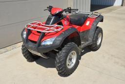 2005 Honda Rincon Four Wheeler, 4WD, Automatic, Front And Rear Racks, 2543 Miles, 550 Hours, Runs An