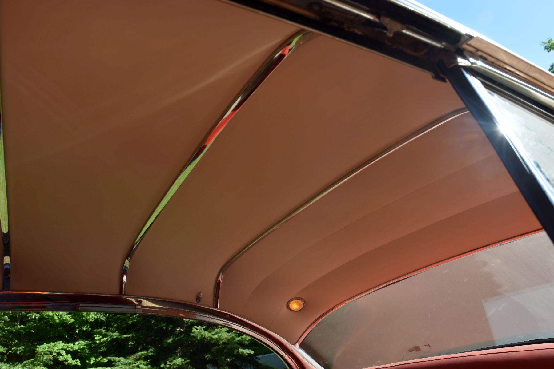 1955 Chevy Belair 2-Door Hardtop, Red & White, 2 Tone Matching Interior, 265V8, 3 Speed Stick, 2652