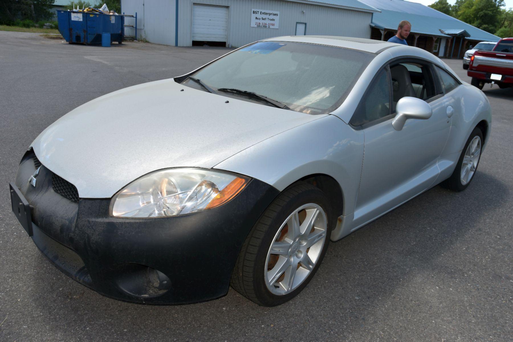 2007 Mitsubishi Eclipse SE, 2 Door, Sunroof, Gray, (noise in transmission)