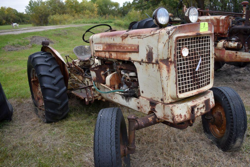 Cockshutt 540 utility gas, 3 point hitch, pretty much complete, non running