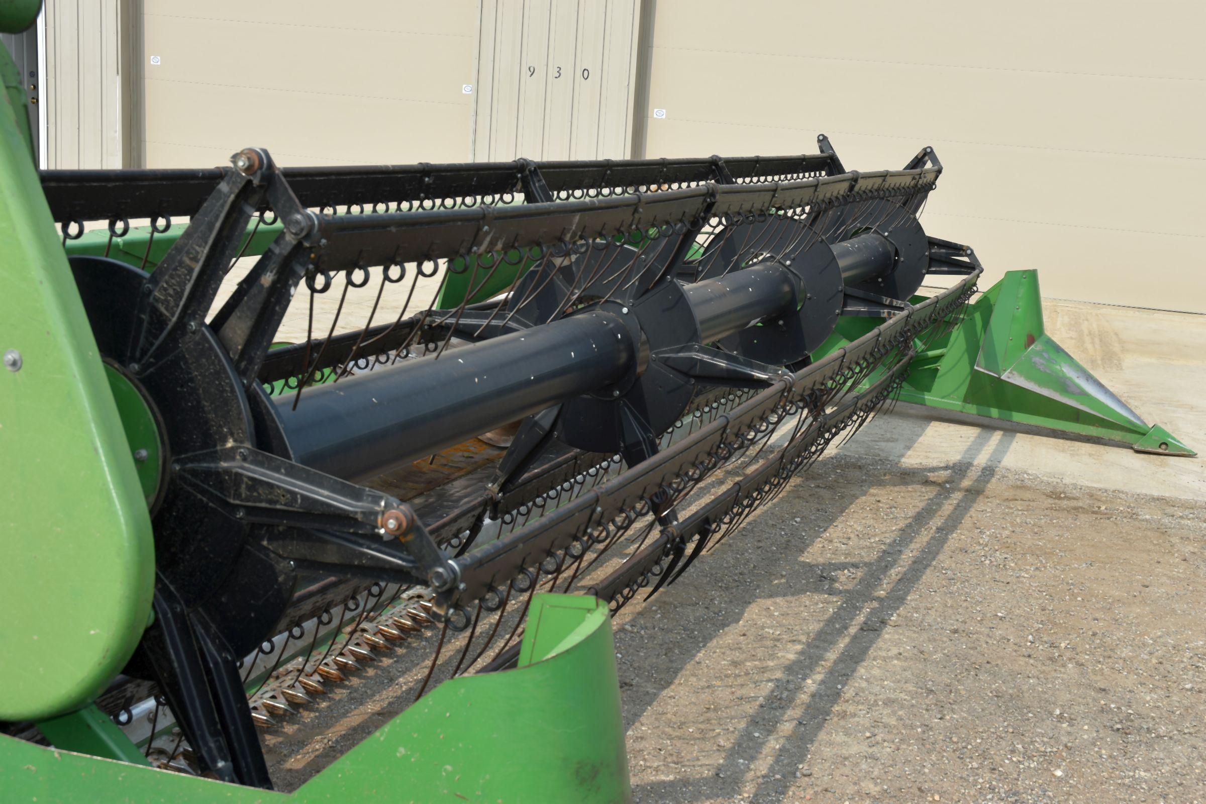 John Deere 220 Bean Head, 20’, Rock Guard, SN: F611673, New Sickle and Section In 2019