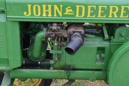 John Deere GP Tractor, Full Fenders, Restored, 12.4x24 New Rear Rubber, New Front Rubber, Flat Spoke