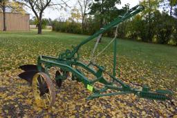 John Deere 2 x 12s Steel Wheels Plow, Mechanical Lift, Restored