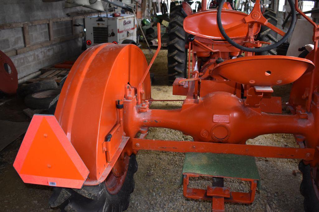 Allis Chalmers WC Tractor, N/F, Front & Rear Round Spoke Rims, Restored, Runs Good, SN: WC77929, Not