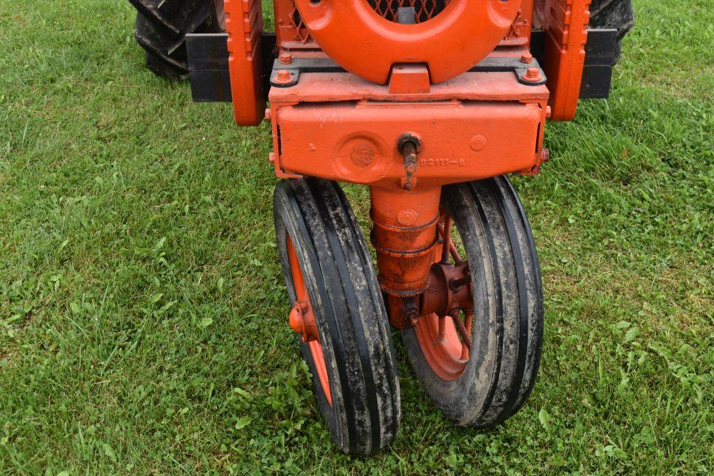 Allis Chalmers WC Tractor, N/F, Front & Rear Round Spoke Rims, Restored, Runs Good, SN: WC77929, Not