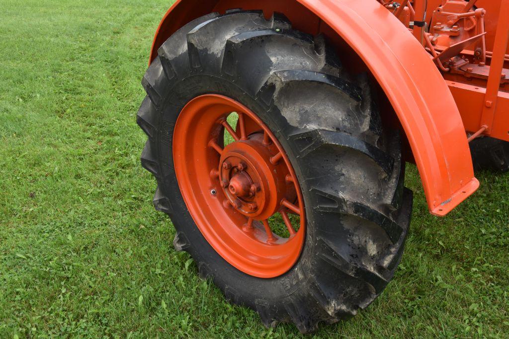 Allis Chalmers WC Tractor, N/F, Front & Rear Round Spoke Rims, Restored, Runs Good, SN: WC77929, Not