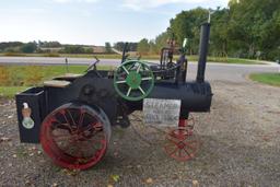 Custom Built Quarter Scale Case Steam Tractor, Briggs & Stratton 3hp, Steel Wheels