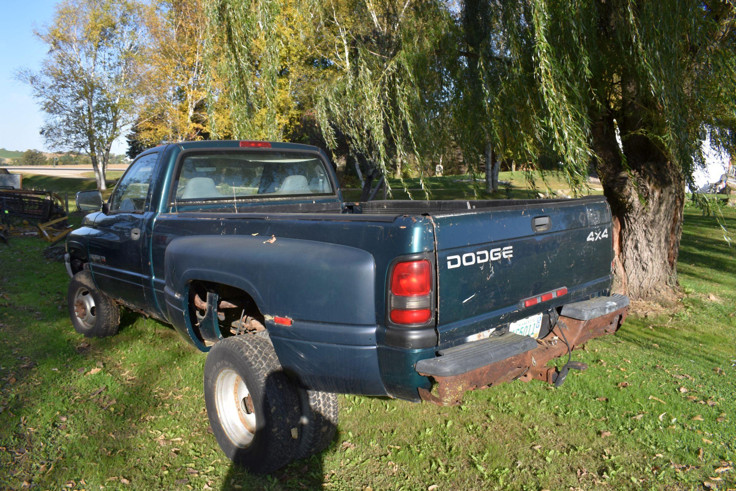 1997 Dodge Ram 3500 PickUp,4x4, Dually, V8, Reg Cab, Auto, Unknown Miles, Showing 45,XXX, Does Not R