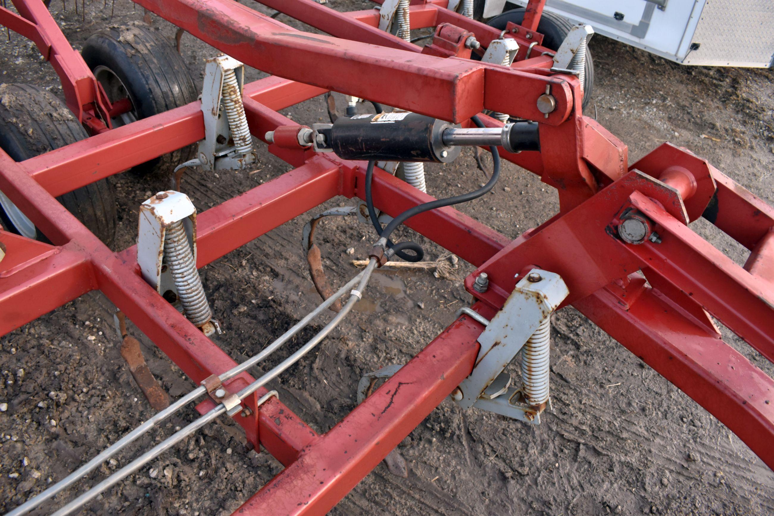 WilRich Quad 5 Field Cultivator, 46.5’ 4 Bar Harrow, Gauge Wheels, Walking Tandems All Around, SN: 4