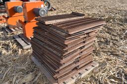 Approx. 150 Steel Aeration Floor Grates 3’ x 17”