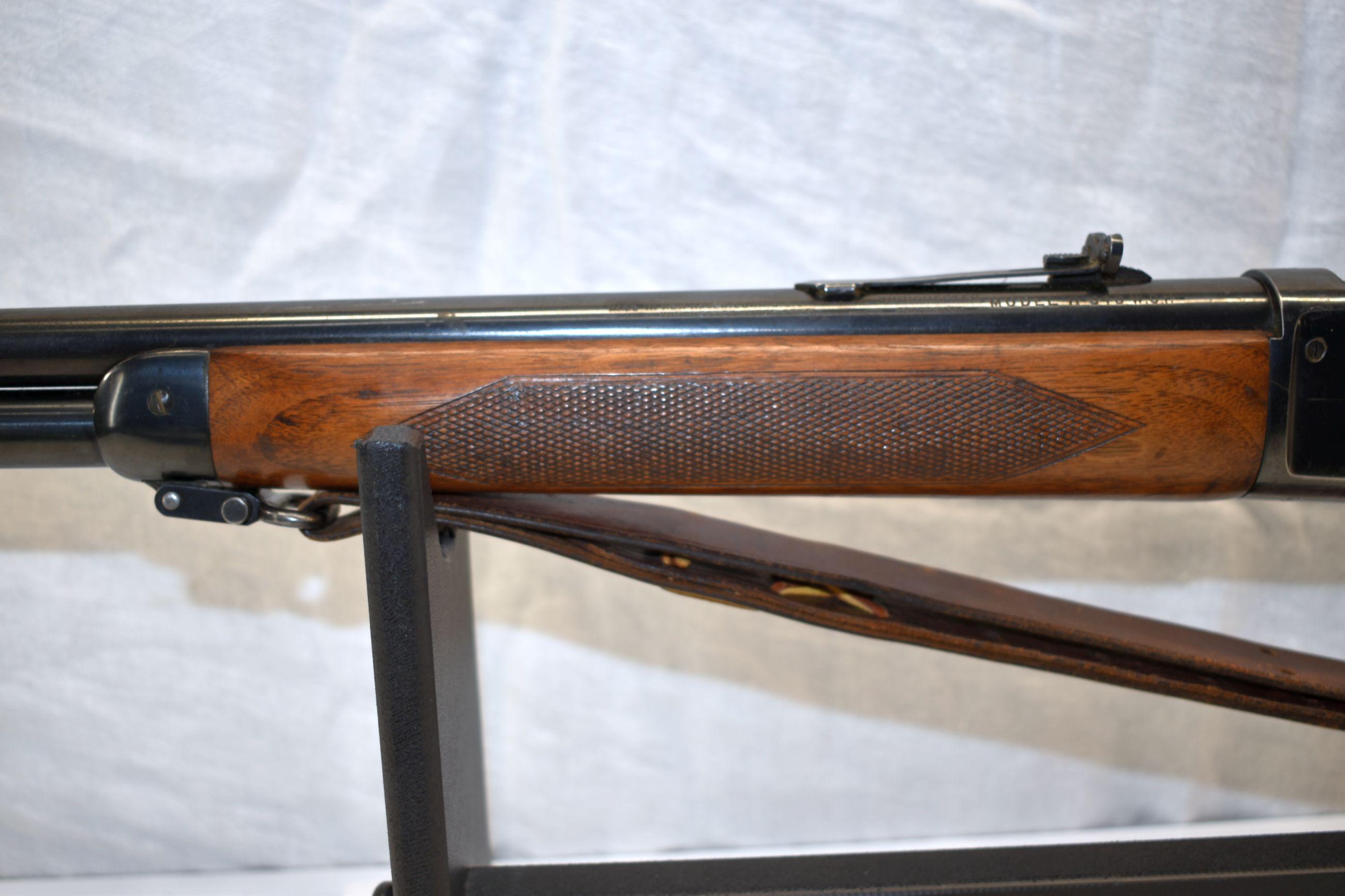 Winchester Model 71 Lever Action Rifle, 348 WCF Cal., Rear Peep Sight, Checkered Stock, 24" Round Ba