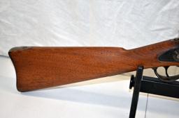 Springfield 1873 Trap Door Long Range Buffington, Black Powder, Rear Sights, Mfg 1882