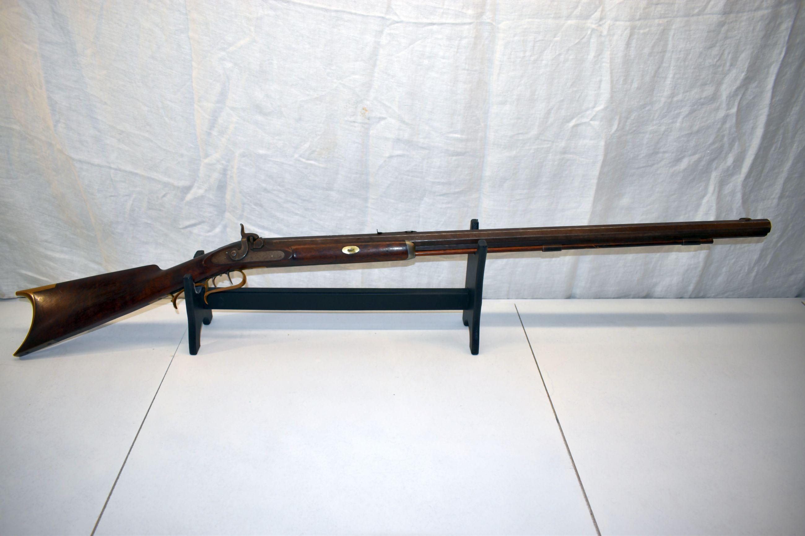 Octagon Barrel, Double Trigger, Black Powder Muzzle Loader, No Visible Markings