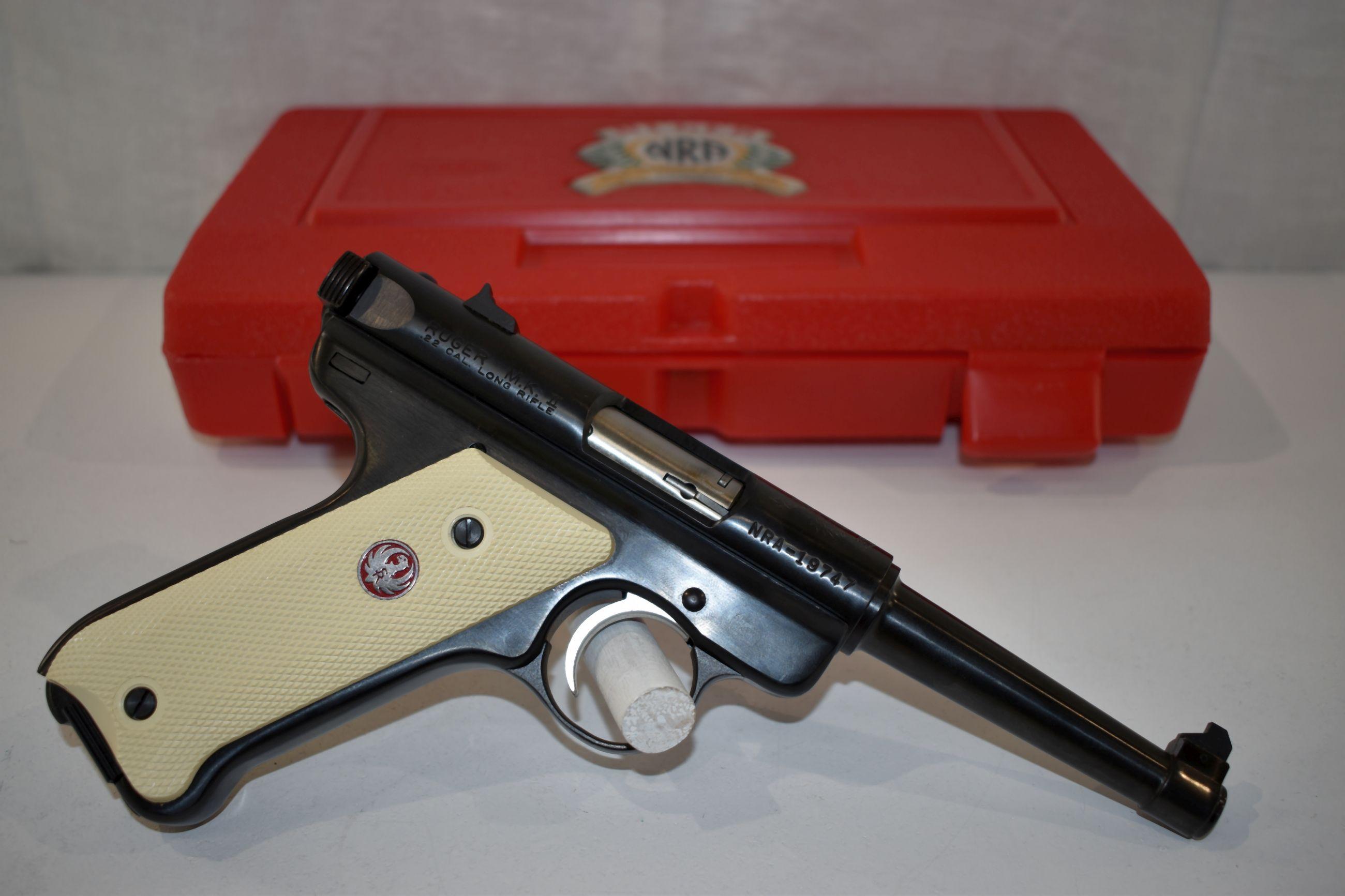 Ruger Mark II 22 cal LR Semi Auto Pistol, NRA William B. Ruger Endowment Commemorative, 1916 to 2002