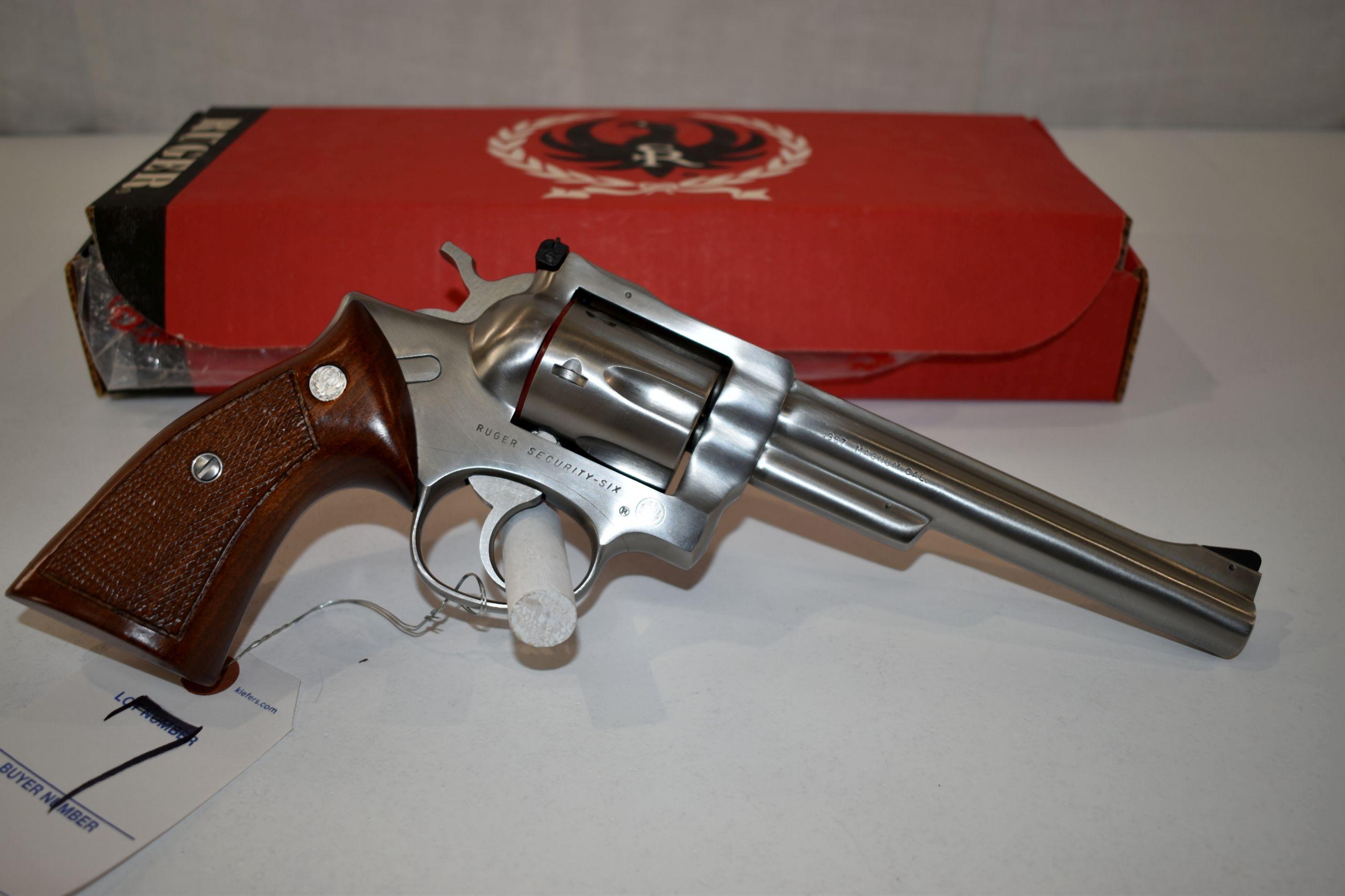 Ruger Security-Six 357 Magnum Stainless Steel Revolver, Minneapolis Police 1978 Commemorative, SN: 1