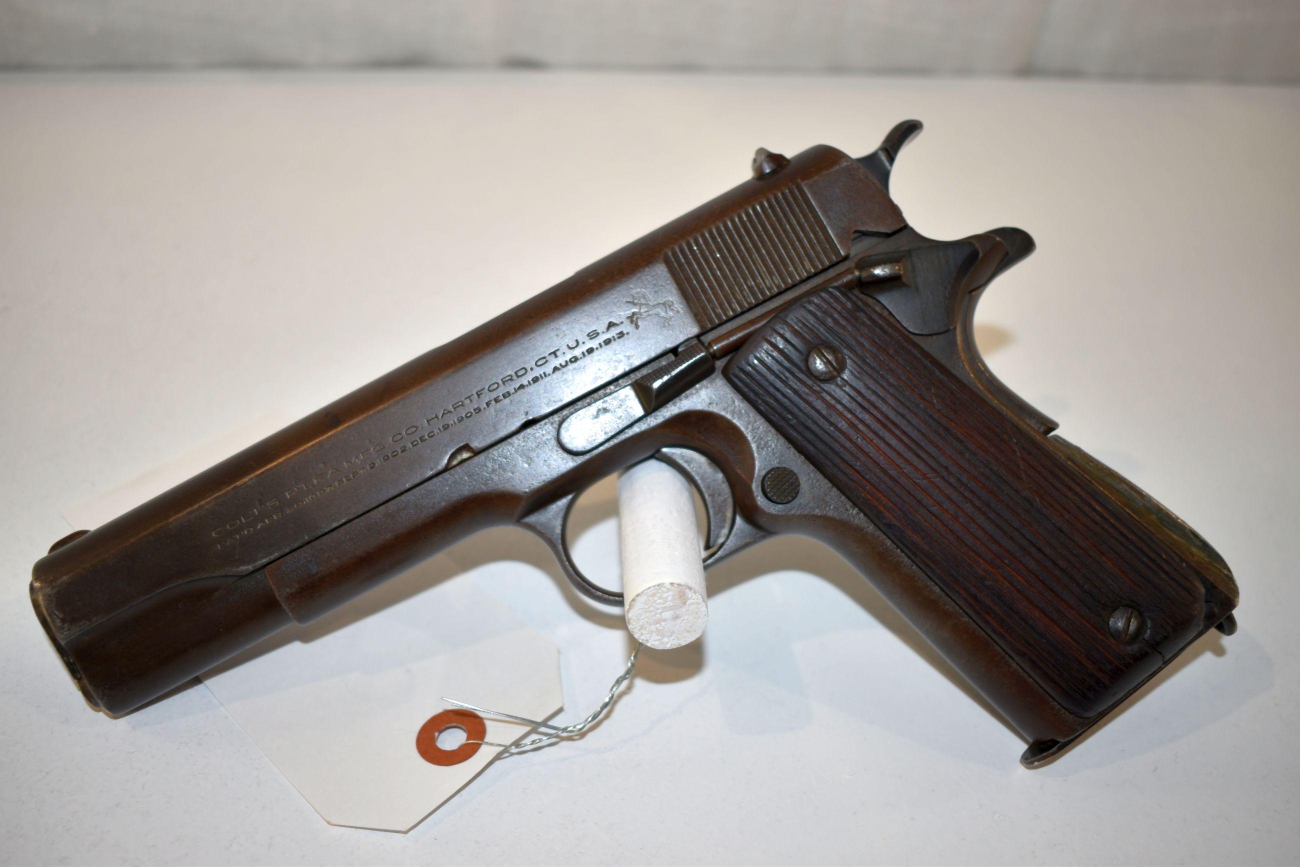 Colt Model 1927 Ejercito Argentino 45 Cal, Semi Auto, one magazine, SN: 2378