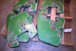 12 John Deere suitcase weights 100lbs, selling 12 x$, located building 1