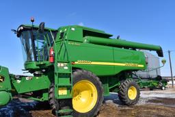 2006 John Deere 9660STS Combine, Contour Master, 1777 Sep/2551 Eng Hours, Mauer Bin Topper,