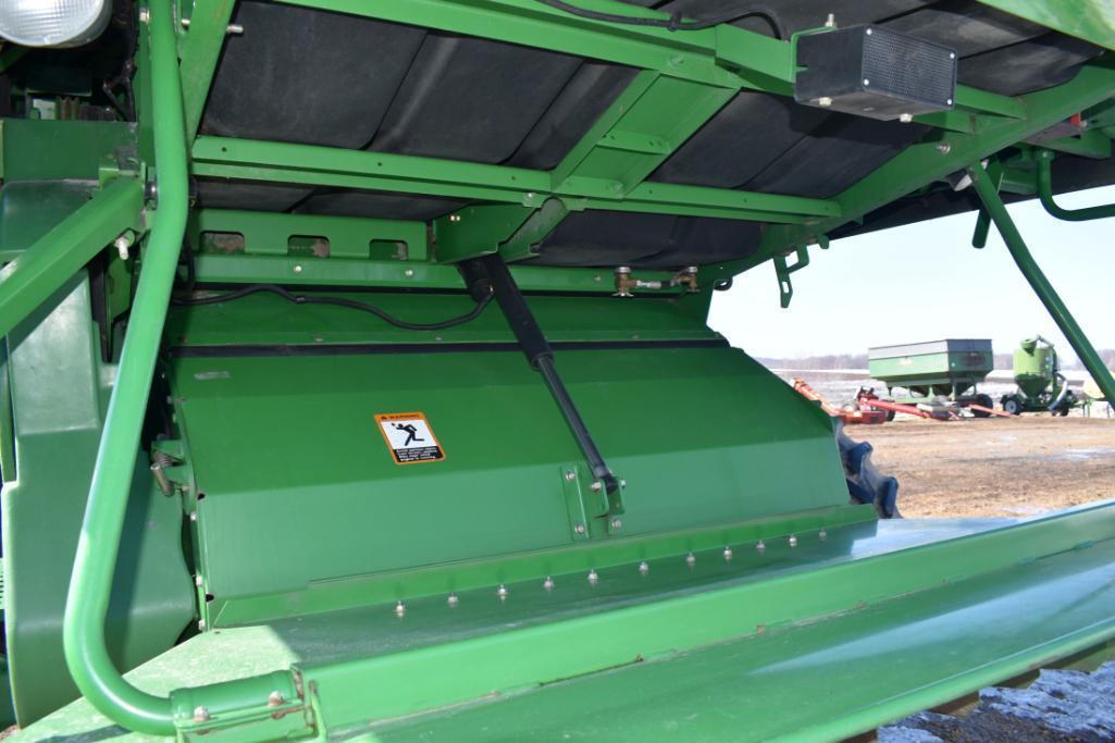 2006 John Deere 9660STS Combine, Contour Master, 1777 Sep/2551 Eng Hours, Mauer Bin Topper,