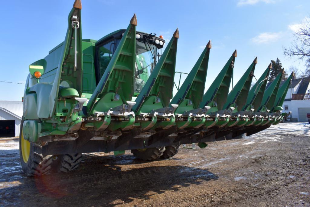 2013 John Deere 608C StalkMaster Chopping Head 8 Row 30", Stubble Light, Dual PTO, Single Point